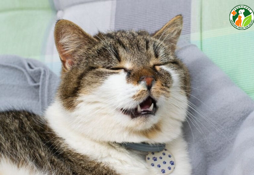 dấu hiệu mèo bị viêm phổi